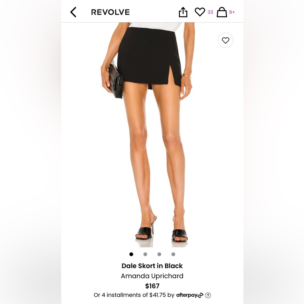 Amanda Uprichard - revolve Dale Skirt (Skort under)